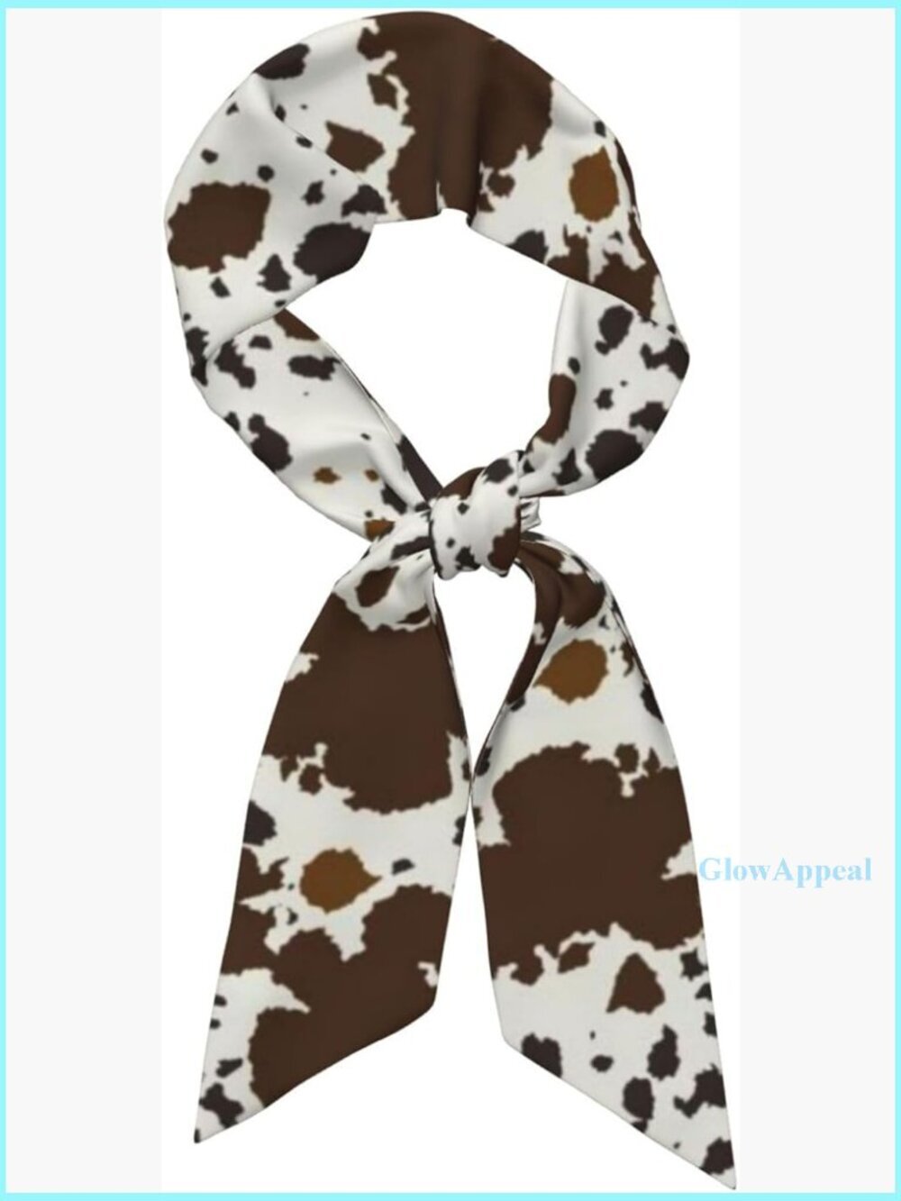 Long Skinny Scarf for Hair Neck Handbag Accessory Polyester Satin